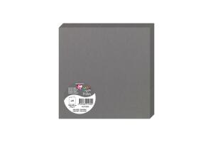 Clairefontaine Doppelkarte 160x160 dunkelgrau