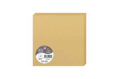 Clairefontaine Doppelkarte 160x160 Karamel