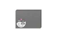 Clairefontaine Doppelkarte C6 210g dunkelgrau