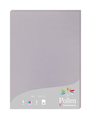 Clairefontaine Papier A4 Pollen 210g koalagr 25Bl