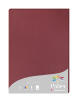 Clairefontaine Papier A4 210g bordeaux 25Bl