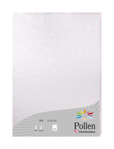 Clairefontaine Papier A4 Pollen 210g perlm rosa 25Bl