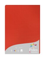Clairefontaine Papier A4 210g korallenrot 25Bl