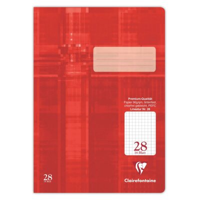 Clairefontaine Heft A4 Premium durchg kariert 16Bl