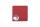 Clairefontaine Doppelkarte Pollen 135x135 kirschrot