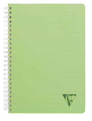 Clairefontaine Spiralbuch 17x22 Linicolor Kar 50Bl