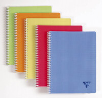 Clairefontaine Spiralbuch 17x22 Linicolor Kar 50Bl
