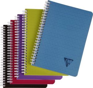 Clairefontaine Spiralbuch A5 Linicolor kar 90Bl int sor