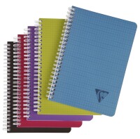 Clairefontaine Spiralbuch A5 Linicolor kar 90Bl int sor
