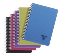 Clairefontaine Spiralbuch A5 Linicolo lin 90Bl int sort