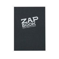 Clairefontaine ZapBook geleimt schw A6 80g 160Bl