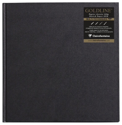 Clairefontaine Sketch Book 20x20 quadr. weiss 64Bl