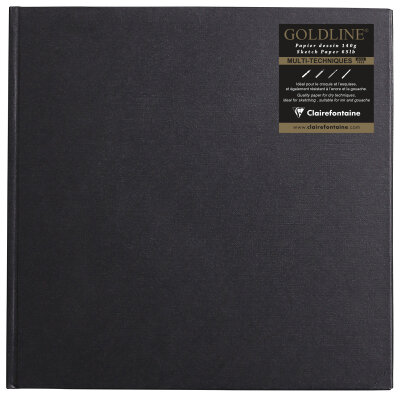 Clairefontaine Sketch Book 25x25 quadr. weiss 64Bl