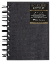 Clairefontaine Skizzenb Goldline A6 H weiss 64Bl