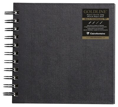 Clairefontaine Sketch Book 15x15 quadr.+ Spiral. w