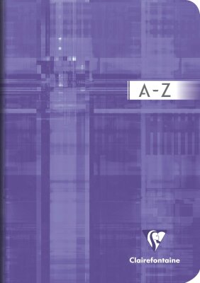 Clairefontaine Registerbuch A5 geheftet liniert 48Bl