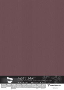 Clairefontaine Pastelmat 70x100cm 5Bl Weinrot
