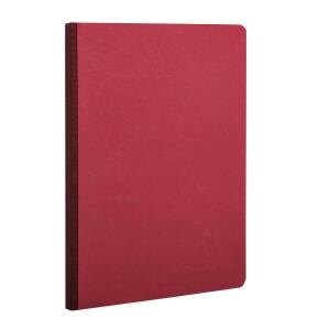 Clairefontaine Kladde AgeBag A5 Leinen lin 144Bl rt