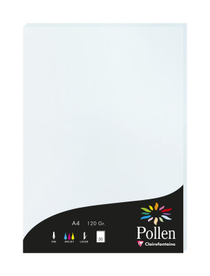 Clairefontaine Papier A4 Pollen 120g Blau 50Bl