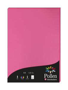 Clairefontaine Papier A4 Pollen 120g fuchsia 50Bl
