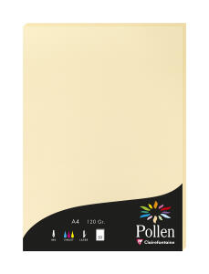 Clairefontaine Papier A4 Pollen 120g chamois 50Bl