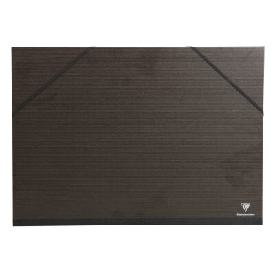 Clairefontaine Zeichenmappe 52x72 Kraft GZ sw