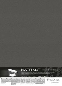 Clairefontaine Pastelmat 50x70cm 5Bl Anthrazit