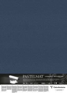 Clairefontaine Pastelmat 50x70cm 5Bg Dunkelblau