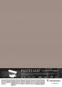 Clairefontaine Pastelmat 50x70cm 5Bg Dunkelgrau