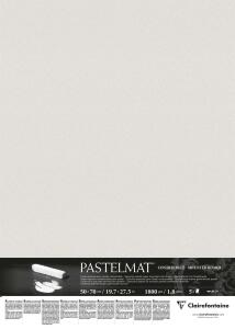Clairefontaine Pastelmat 50x70cm 5Bl Hellgrau
