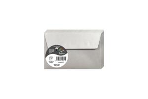Clairefontaine Umschlag Pollen 90x140 120g silber