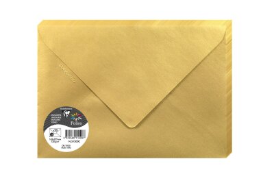 Clairefontaine Umschlag C5 Pollen 120g gold
