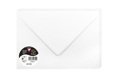 Clairefontaine Umschlag C5 Pollen 120g weiss