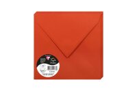 Clairefontaine Umschläge 165x165 Korallenrot