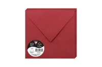 Clairefontaine Umschläge 165x165 kirschrot