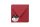 Clairefontaine Umschlag Pollen 140x140 120g kirschrot