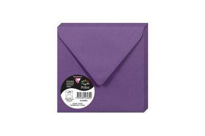 Clairefontaine Umschlag Pollen 140x140 120g viol