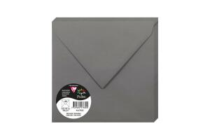 Clairefontaine Umschlag 165x165 dunkelgrau
