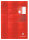 Clairefontaine Kursusblock A4 lin m Rd 4-fach gel 100Bl