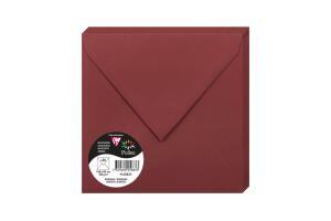Clairefontaine Umschläge 165x165 bordeaux