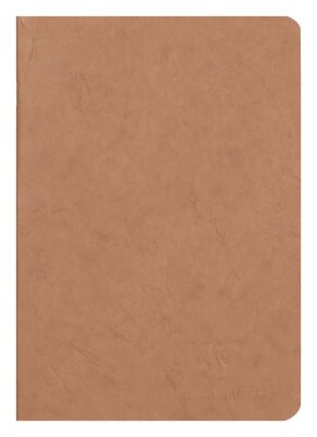 Clairefontaine Heft AgeBag A5 Leinen lin 48Bl braun