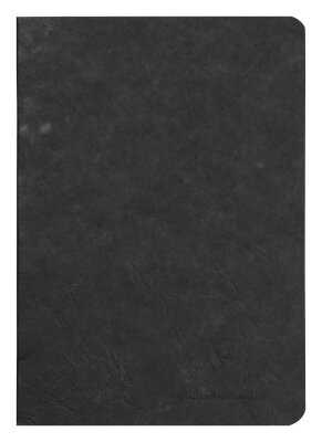 Clairefontaine Heft AgeBag A5 Leinen lin 48Bl schwarz