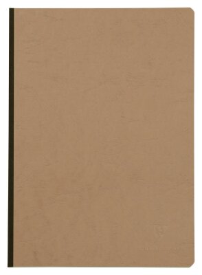 Clairefontaine Heft AgeBag A4 Leinen lin Rd 96Bl br