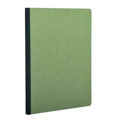 Clairefontaine Heft AgeBag A5 Leinen bl 96Bl gn