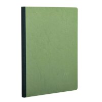 Clairefontaine Heft AgeBag A5 Leinen bl 96Bl gn