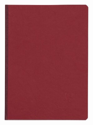 Clairefontaine Heft AgeBag A5 Leinen kar 96Bl rt