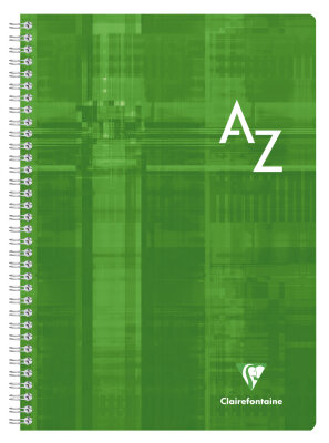 Clairefontaine Registerbuch PP Spirale kar A4 90Bl