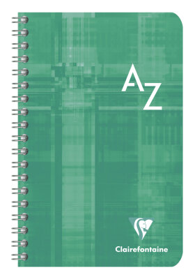 Clairefontaine Registerbuch 11x17 PP Spir kar 90Bl