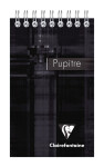 Clairefontaine Spiralblock 85x140 liniert 80Bl