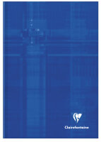 Clairefontaine Notizbuch A5 96Bl kar. sort....